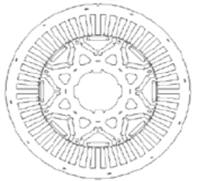 Double Rows Rotor & Stator Index-Pitch: 204.5