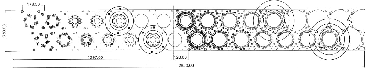 EV 0.15-0.3mm Stamping Press-2850*900mm (Tool Size)